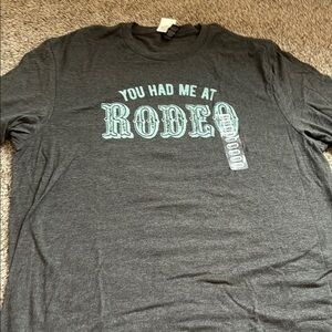Gray Graphic Rodeo Tee